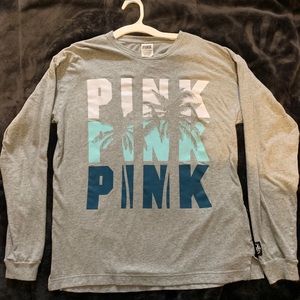 Pink long sleeve top